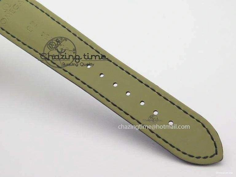 0212 De Ville MK 1:1 Best Edition SS Black Dial On Black Leather Asian Seagull T1701 (Sec@6) Unisex 8243